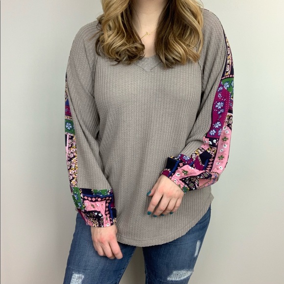 Wanderlust Thermal Top Lavender Mocha - Picture 2 of 8